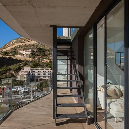 Modern Sea Front Jacuzzi Blue Sky Apartment Alicante Bagian luar foto