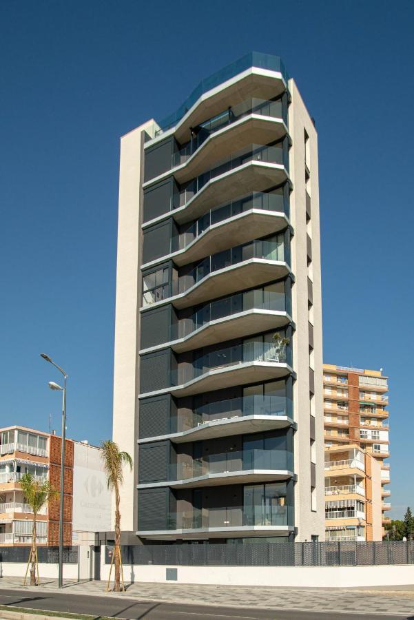 Modern Sea Front Jacuzzi Blue Sky Apartment Alicante Bagian luar foto