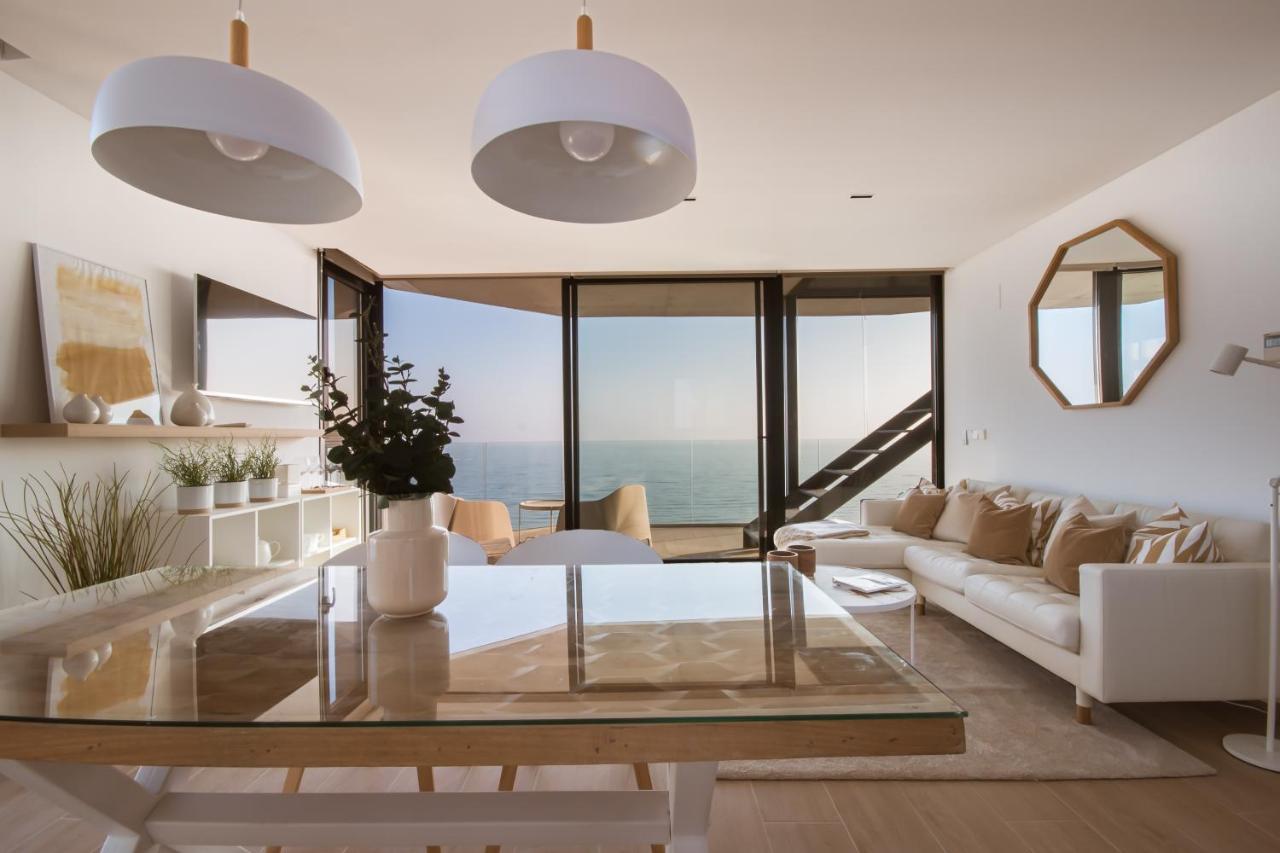 Modern Sea Front Jacuzzi Blue Sky Apartment Alicante Bagian luar foto
